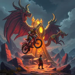 mount epic monocycles screenshot world of warcraft mounts worldboss fantasy comics that looks like it is from borderlands by jesper ejsing, by rhads, makoto shinkai alena aenami artworks in 4 k beeple, thomas kinkade heartstone league of legends dofus overwatch