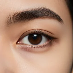 an eye, in the style of cam de leon