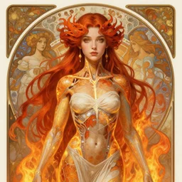 carice van houten as a fire priest, anatomy, cute, fantasy, intricate, elegant, highly detailed, digital painting, 4 k, hdr, concept art, smooth, sharp focus, illustration, art by artgerm and h r giger and alphonse mucha