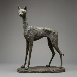 “ giacometti cat sculpture ”