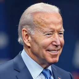 portrait of distant joe biden, smiling down from above turned away, artstation winner by victo ngai, kilian eng and by jake parker vibrant colors, winning - award masterpiece, fantastically gaudy, aesthetic octane render, 8 k hd resolution