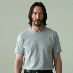 Movie still of Neo (Keanu Reeves) in The Matrix 3 movie doing a thumb up to the camera in front on burning servers on fire in flames.