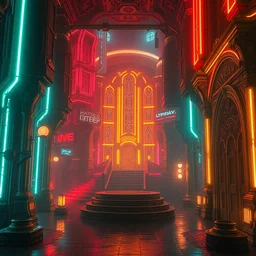 photo environement cyberpunk palace : 4, 4 k rtx hdr volume light concept studio matte painting environement digital illustration style cyberpunk 2 0 7 7 artstation artur tarnowski, mihai muscan, marcin tomalak, marta leydy, marcin stepien, charlotte hughes, zuzanna dabrowa neon bioluminiscence