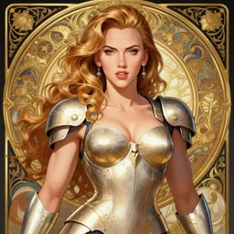 muscular scarlett johansson in bubblegum crisis anime style armour, upper body, desktop wallpaper, d & d, fantasy, intricate, elegant, highly detailed, digital painting, artstation, concept art, smooth, sharp focus, illustration, art by artgerm and greg rutkowski and alphonse mucha
