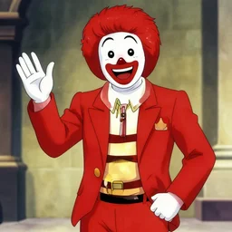 ronald mcdonald anime character