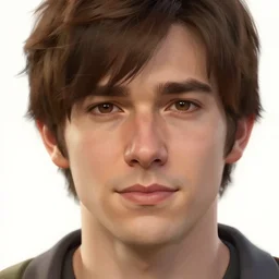 the face of a person named joe townsend, rendered by square enix