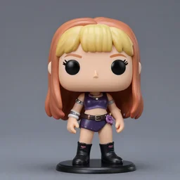 monlisa as a funko pop, toy, highly detailed, sharp focus, mona