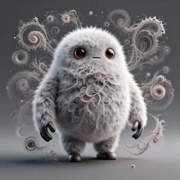 a fluffy android fractal:: by Martine Johanna and Simon Stålenhag and Chie Yoshii and Casey Weldon and Guillermo del toro :: ornate, dynamic, particulate, intricate, elegant, highly detailed, centered, artstation, smooth, sharp focus, octane render, 3d