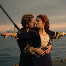 a film still from titanic ( 1 9 9 7 )