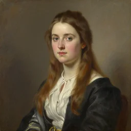 Katrín Jakobsdóttir painted by Edmund Blair Leighton