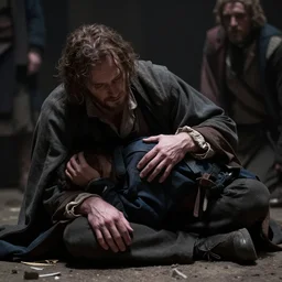caught from some unhappy master whom unmerciful disaster followed fast and followed faster till his songs one burden bore, highly detailed, cinematic lighting, cedric peyravernay maciej kuciara, dramatic lighting, medium shot, ground angle, uhd 8 k, shallow depth of field