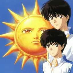 album cover of sun obliterating by katsuhiro otomo and yoshitaka yamato amano