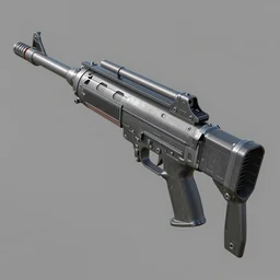 octane render of a rocket launcher - h 7 0 4
