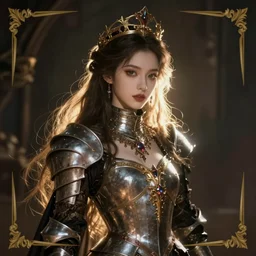 imperial princess knight gothic girl. by ruan jia, by robert hubert, illustration