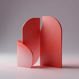 welder, dissiociactive visual, geometric figures, redshift render, minimalism, elegant