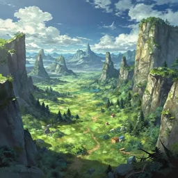 Made in Abyss landscape