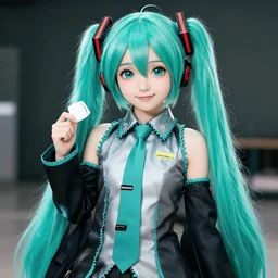 Mike from breaking bad as Hatsune Miku