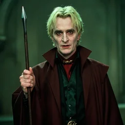film still of Steve Buscemi as Lord Voldemort in Harry Potter movie