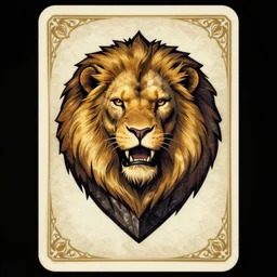 A orc lion heartstone card art