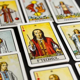 The full deck of tarot cards in the style of Salvador Dali, hyperrealistic, highly detailed, depth of field, High definition,  8k,  octane render, artstation
