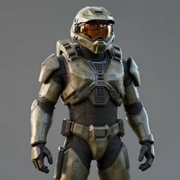 Halo Master Chief rendered in unreal engine