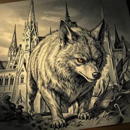 Budapest, Beastars , Dynamic lighting, cinematic, extremely high detail, photo realistic, cinematic lighting, pen and ink, intricate line drawings, post processed, artstation, matte painting, style by Paru Itagaki