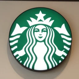 starbucks logo with a male mermaid