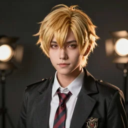 drama king cosplay, photorealistic portrait, 8K, Cinematic lights
