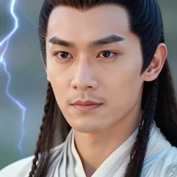 highly detailed close up portrait of an earthbender king, long braids, clean shaven or stubbles, in the style of the last airbender, cinematic lightning, bright colors, intricate, masterpiece, photorealistic, hiperrealistic, sharp focus, high contrast, artstation hq, deviantart trending, 8 k uhd, unreal engine 5, unity engine, post production