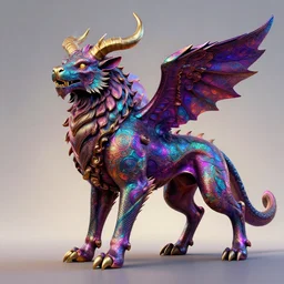 A psychedelic tantalum cerberus , vibrant color scheme, highly detailed, in the style of romanticism, cinematic, artstation, Moebius, Greg rutkowski