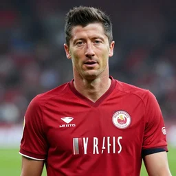 4k,ultra detailed portrait of Robert lewandowski by Rachel Ruysch