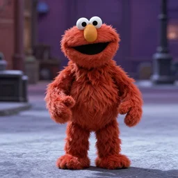elmo in the shining movie, here is jhonny