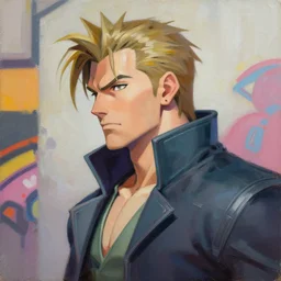 greg manchess portrait painting of solid snake as overwatch character, medium shot, asymmetrical, profile picture, organic painting, sunny day, matte painting, bold shapes, hard edges, street art, trending on artstation, by huang guangjian and gil elvgren and sachin teng