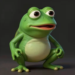 portrait of the real life pepe the frog meme, expressive pose, futuristic, highly detailed, digital painting, artstation, concept art, smooth, sharp focus, dramatic light, studio light, by Artemisia Gentileschi
