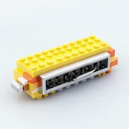 harmonica made of megablocks