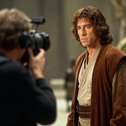 behind the scenes footage of marlon brando as obi wan kenobi,