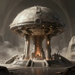 the imperial base from Star Wars: Rogue One on Scarif concept art by Doug Chiang, cinematic,