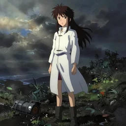 glitch ghost in the shell flcl by makoto shinkai concept art by syd mead