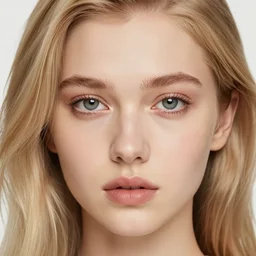 ! beauty girl portrait, face in detail, big sad eyes, blonde hairstyles, hair everywhere, by elena masci, by roberto ferri, pieter paul rubens, poster, golden ratio, cycles, colorful