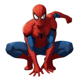 spiderman vector art, trending on art station