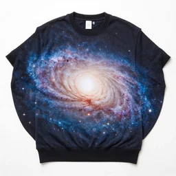 flat lay, knolling of a galaxy