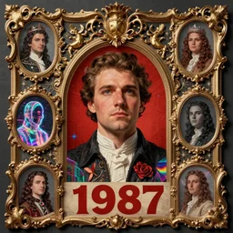 baroque bedazzled gothic royalty frames surrounding an anonymous in the style of australian communist propaganda poster art in the year 1 9 8 7 ultra realistic, concept art, intricate details, highly detailed, photorealistic, octane render, 8 k, unreal engine. art by artgerm and magali villeneuve, a hacker hologram by penny patricia poppycock, pixabay contest winner, holography, irridescent, photoillustration, maximalist vaporwave