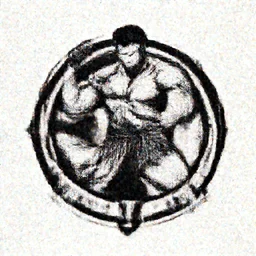 a epic logo about martial arts MMA, vectorial, black and white, highly detailed, figurative