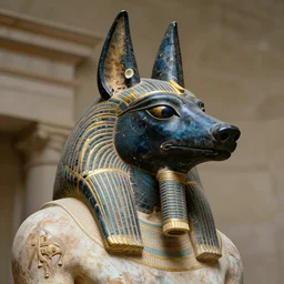 Anubis portrait, 8k, Ancient Rome