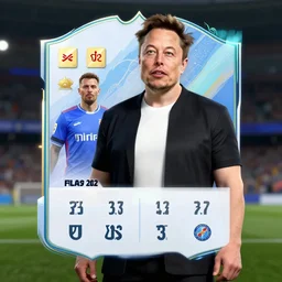 Elon Musk in FIFA 22, 4K HD, cinematic view