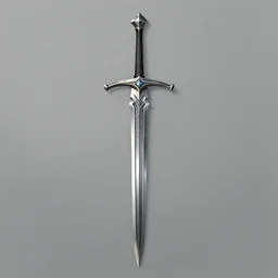 Excalibur sword design for Witcher 3, elegant, metal, Trending on Artstation, concept art, Guild Wars