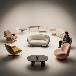 modern furniture and vehicle designs, Greg Rutkowski, Darek Zabrocki, Karlkka, Jayison Devadas, Phuoc Quan, trending on Artstation, 8K, ultra wide angle, pincushion lens effect