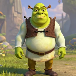a steve harvey!!! shrek hybrid, photorealistic, 4 k