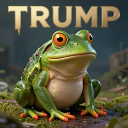 Pepe the frog as Trump