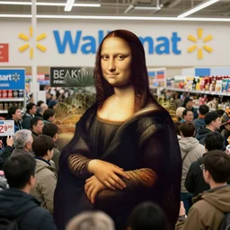 the crowds at the black friday sales at walmart, intricate, highly detailed, sharp focus, art by leonardo da vinci